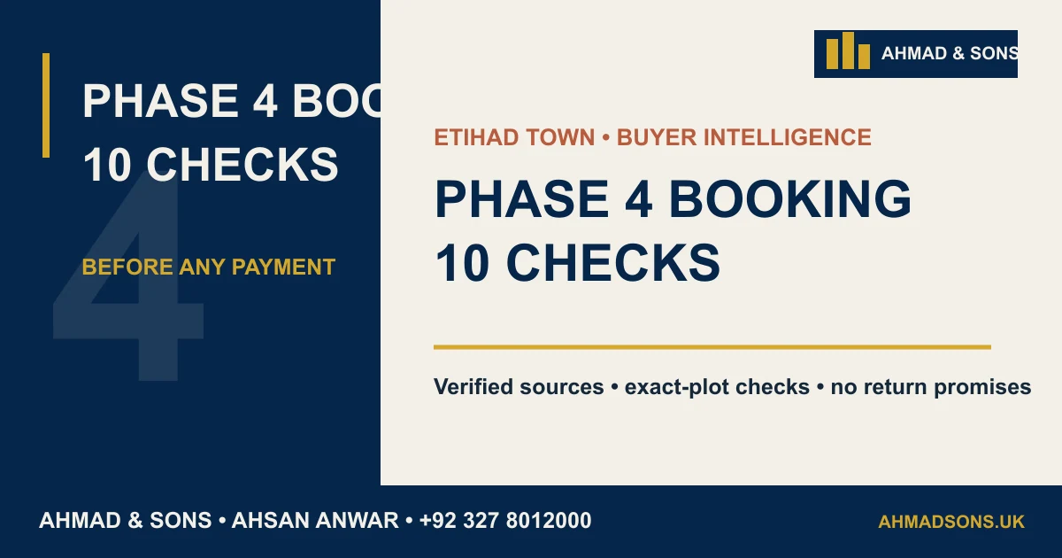 Etihad Town Phase 4 Booking Checklist: 10 Checks Before Payment featured image